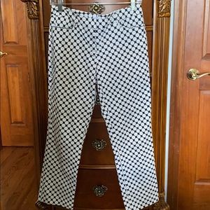 Ankle length cotton pants